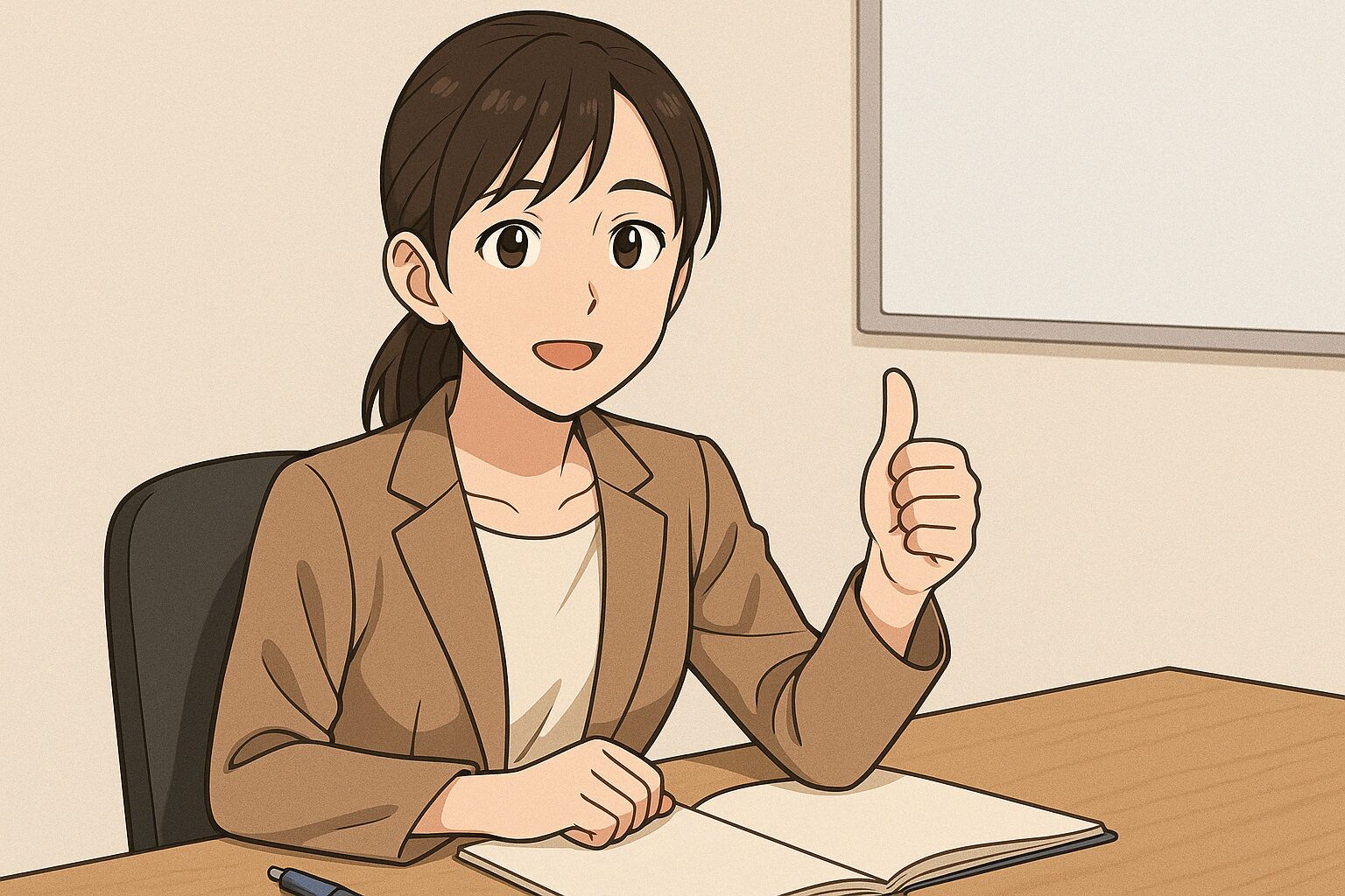コールセンター研修でつまずいても継続の姿勢が評価される様子を表した画像