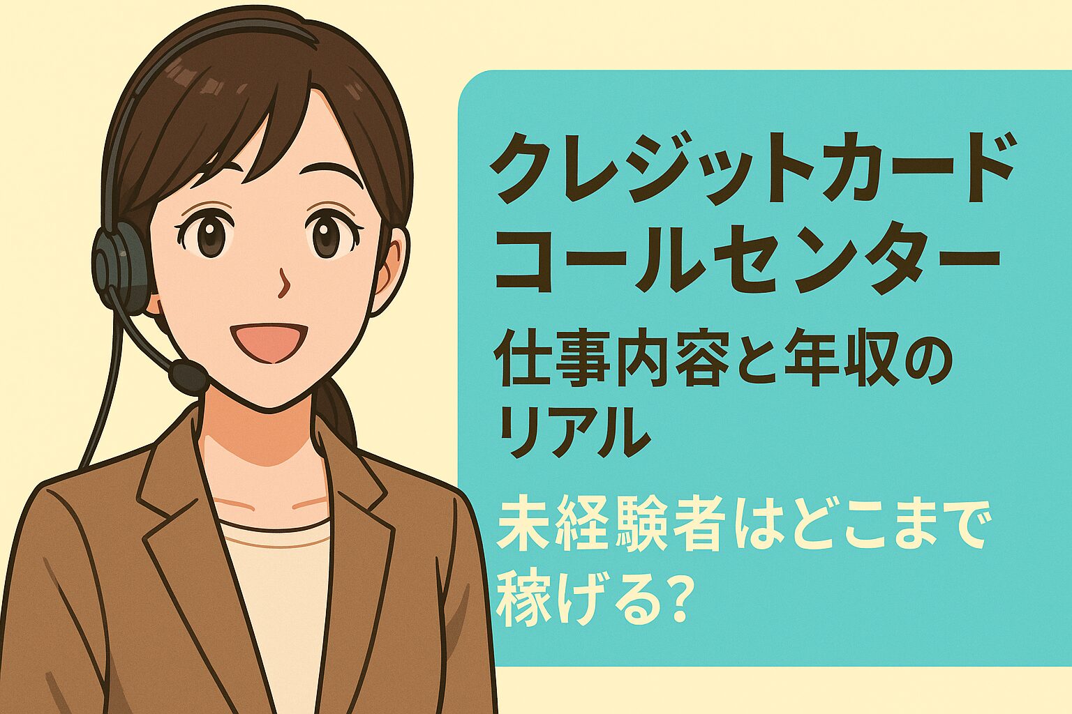 クレジットカード コールセンター 仕事内容と年収のリアル｜未経験者はどこまで稼げる？