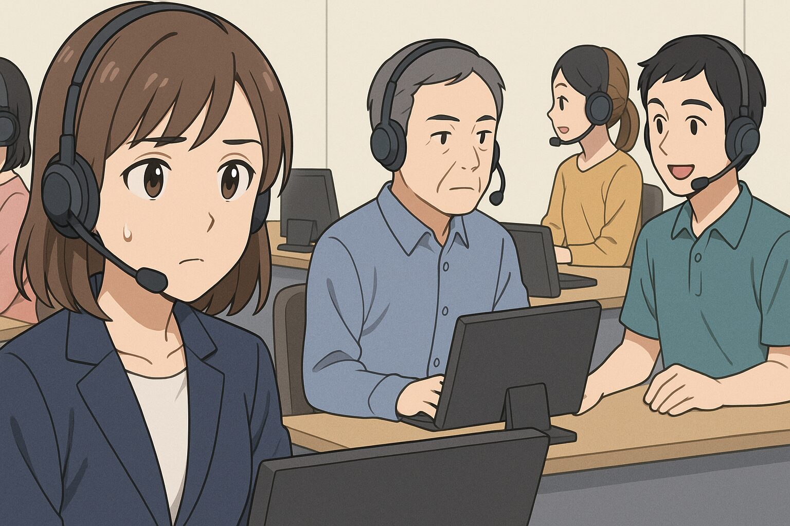 コールセンターは「効率よく稼げる仕事」として成立している